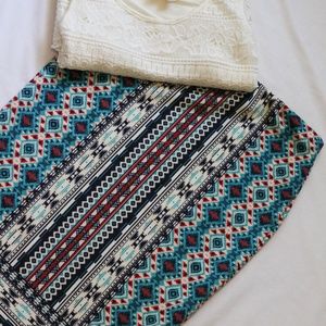 NEW Tribal Print Pencil Skirt